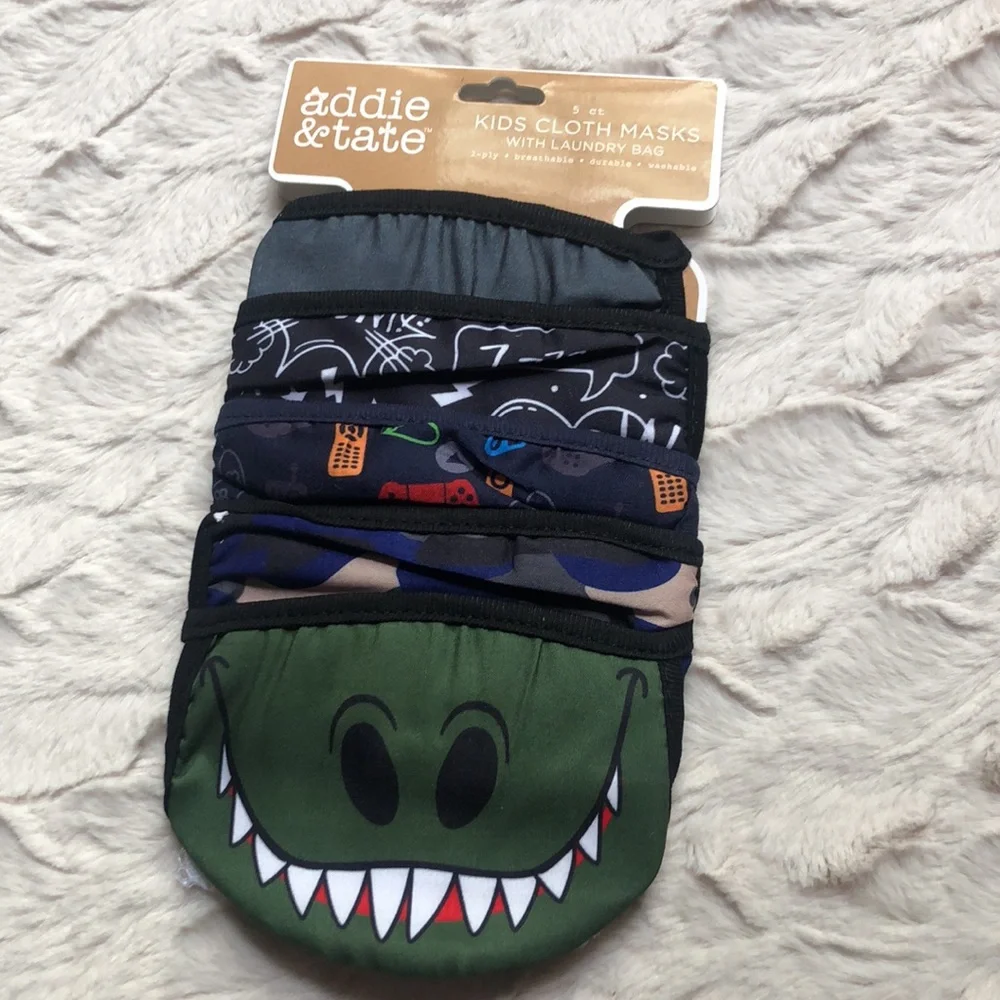 Addie & Tate Boys Dinosaur Masks